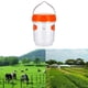 thumbnail image 3 of Atrapadores solares portátiles para s al aire libre, no tóxico, eficaz, reutilizable con luz LED para s de jardín, granjas, captura de naranja Baoblaze trampa para avispas de abejas, 3 of 7