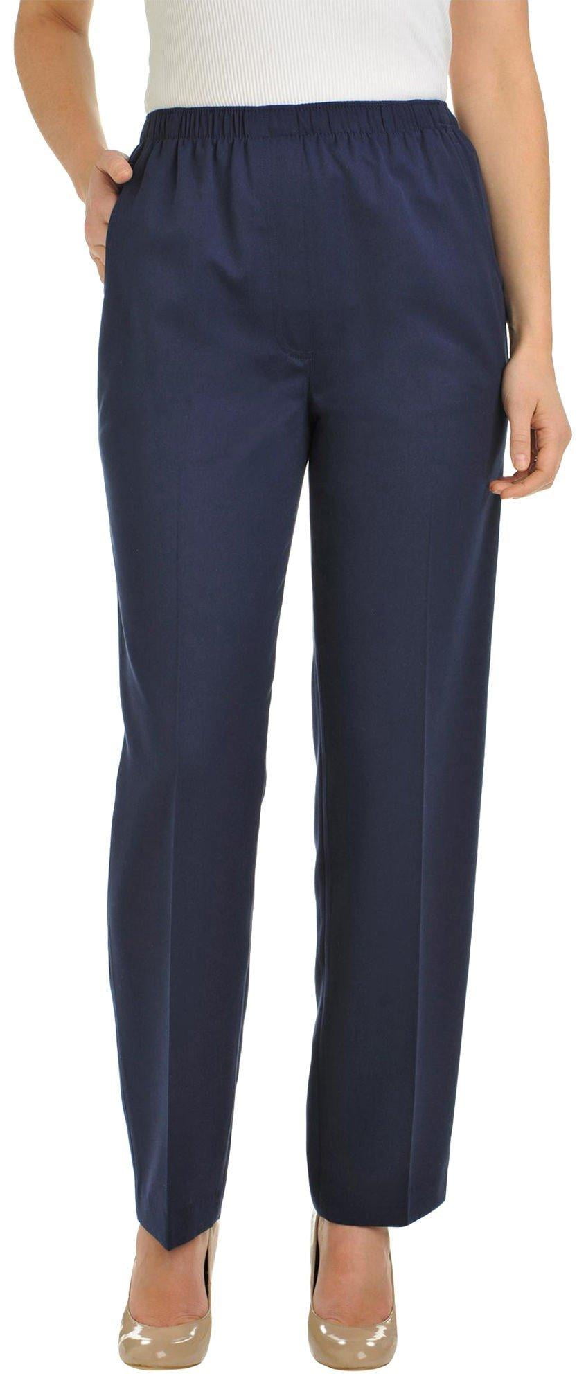 Alia Alia Petite Solid Microfiber Pants