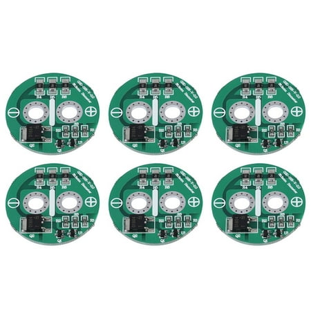 

6Pcs/Set Super Farad Capacitor 2.5V With Protection Board Module Limit Plate