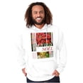 thumbnail image 5 of Poinsettia Christmas Joyeux Noel Unisex Plus Fleece Graphic Hoodie Brisco Brands 5X, 5 of 6