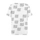 thumbnail image 5 of Camiseta de mujer Camiseta Estampado Botón Manga corta Diario Fin de semana Moda Básico Cuello en V Regular Top Multicolor/S, 5 of 5