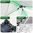 thumbnail image 5 of Vecukty 10'x10' Pop-Up Canopy Tent with Mesh Sidewalls & LED Lights, Instant Outdoor Shelter, White, 5 of 12