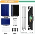 thumbnail image 6 of COBIZI 10X10 Heavy Duty Pop up Canopy with Mosquito Net,Instant Outdoor Shelter Large Canopy Tent for Outside,Gazebo with Mesh Sidewalls for Party,Backyard,Camping,Dark Blue, 6 of 8