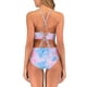 thumbnail image 5 of Mujeres verano moda escamas de pescado impreso tanque Sexy dos piezas Bikini traje de baño traje de baño Fridja  nalpqowj50708, 5 of 9
