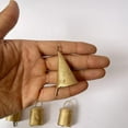 thumbnail image 5 of Vivanta 2" 10 Pcs Mini Gold Rustic Vintage Iron Tin Metal Christmas Jingle Bells for Crafts, Tiny Hanging Chimes Decor, 5 of 14