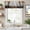 Yellow, variant on Turquoise Forest Farmhouse Short Window Curtain Valances, Vintage Foggy Woods Tree Mysterious Rod Pocket Kitchen Valances for Living Room Bedroom Bathroom Cafe 42" x 12"