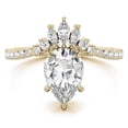 thumbnail image 6 of Auory Best Affordable Promise Ring in Yellow Gold Plated for Her, 6 of 9
