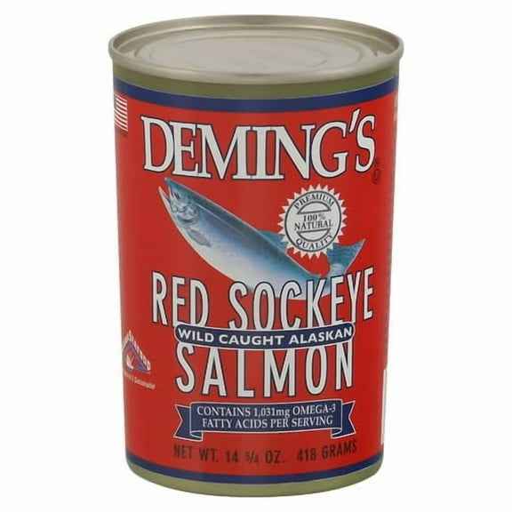 Deming's Wild Caught Alaskan Salmon, 14.75 oz ( Pack of 2 )