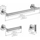 thumbnail image 2 of Juego de accesorios de baño NQ de 3 piezas Acero inoxidable cepillado SUS304, 2 of 5