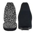 thumbnail image 6 of XYZCANDO Black Leopard Print Pattern Car Seat Covers Front Seats for Woman Soft Front Seats Protector Premium Durable, for Truck Sedan SUV, 6 of 10