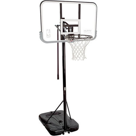 Huffy 48" PolyCarb Portable Basketball Hoop with Ground Activated Ratchet Lift