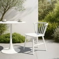 thumbnail image 4 of Shio Dining Chair White Dining Chair, Modern Style, Weather resistant powder coated aluminum frame, Aluminum, Outdoor Dining, 4 of 11