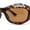 Tortoise - Brown, variant on Runway Trend Exaggerated 90s Plastic Wrap Sport Plastic Sunglasses All Black
