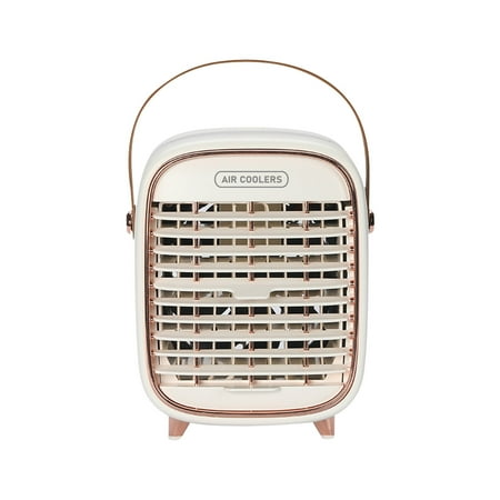 

Clearance Vntub Air Conditioner Cooler Fan USB Charging Personal Conditioner 3 Speed Desktop Cool Fan