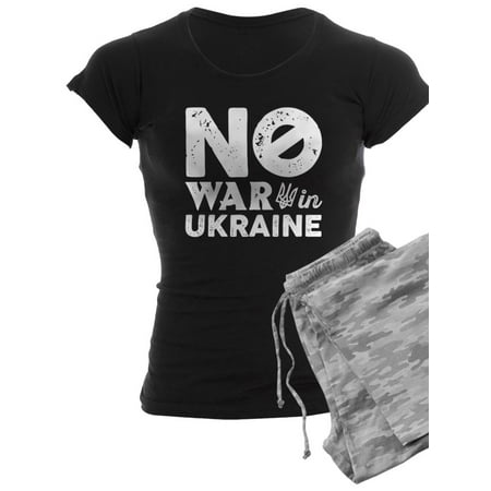 

CafePress - No War In Ukraine - Women s Dark Pajamas