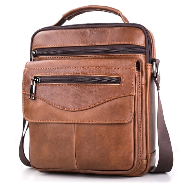 Bolso de hombro de cuero para hombre, bolso de hombro de cuero genuino, bolso de muñeca, bolso de hombro para hombre, bolso bandolera, bolsos de mensajero, regalo para hombres