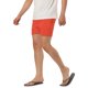 thumbnail image 4 of Pantalones cortos de verano para hombres INSPIRE CHIC para el Día del Padre, pantalones cortos de playa sólidos con forro de malla y cintura con cordón, 32 naranja, 4 of 7