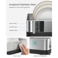thumbnail image 3 of Estante para secar platos SONGMICS, grande, expandible, de acero inoxidable, 3 of 7