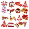 thumbnail image 2 of Caliente Disney rojo Mickey Mouse niños decoraciones para fiesta de cumpleaños globo vasos de papel plato Baby Shower suministros de vajilla desechables, 2 of 4