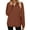Brown, variant on MOSHU Polar Fleece Sweatshirts for Women Quarter Zip Long Sleeve Tops Pullover Womens Sweatshirts