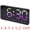 Pink, variant on Unique Bargains Digital Dual Alarm Clock Dimmable Wall Clocks White