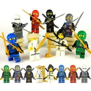 Set of 8 Pcs Ninjago Mini Figures Season 1 Building Block Toys