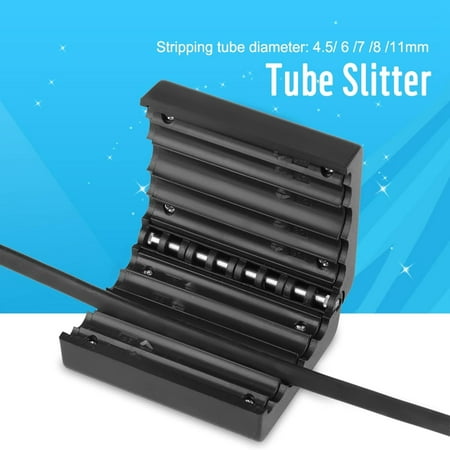 

Enhanced Efficient Precision Tube Slitter and Fiber Optic Ribbon Cable Stripper Tool - Ideal for Removing Buffers on 4.5-11mm Cables - Increase Precision and Efficiency