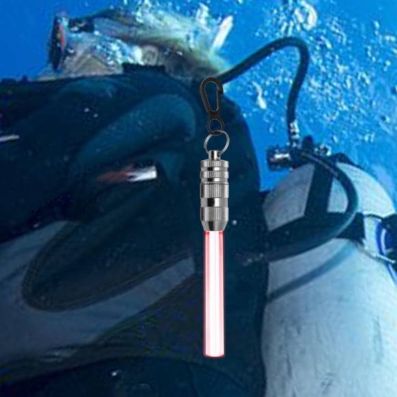 Luz de señal de buceo Colamx luz de buceo nocturna portátil Rojo