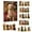 B, variant on Christmas Dog Lovers' Advent Calendar – 24-Day Countdown with Mini Puppy Ornaments in Festive Scarves & Capes, Hanging Décor for Tree, Mantel or Gifts