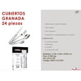 thumbnail image 2 of Juego Cubiertos Magefesa Acero Inoxidable 24 Piezas Magefesa GRANADA, 2 of 5