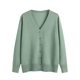 thumbnail image 4 of Suéter de cuello en V para mujer, nuevo suéter de primavera y otoño para mujer, cárdigan de punto de manga larga con cuello en V y cuello en V, cárdigan de punto de gran tamaño para mujer., 4 of 8
