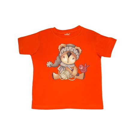 

Inktastic Winter Crochet Bear Gift Toddler Boy Girl T-Shirt