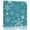 Teal Blue, variant on Wall Art Prints, Teal Snowflake Christmas Framed Canvas Prints for Bedroom Living Room Bathroom Office, Xmas Snowflake Gallery Wrap Wall Art Poster for Gifts Home Decor 8"x8"
