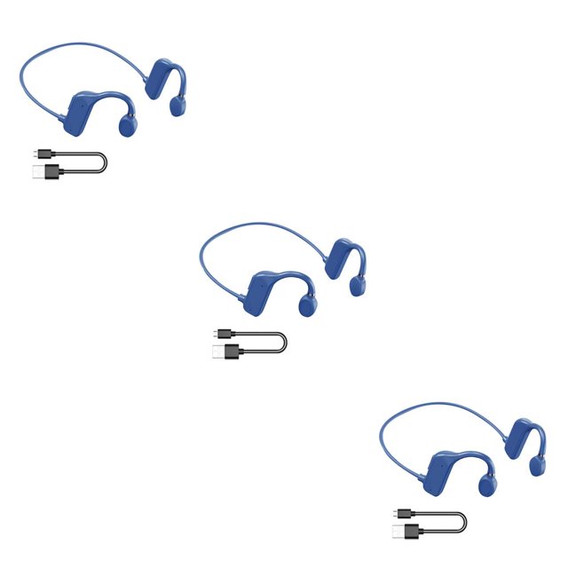 Tholdsy Auriculares compatibles con Bluetooth, auriculares inalámbricos con gancho para la oreja, banda para el cuello, auriculares Type4 NO4
