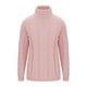 thumbnail image 5 of Ailaofu Sweaters for Women Long Sleeve Ribbed Knit Solid Color Turtleneck Fall Winter Pullover Sweaters, 5 of 6