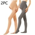 thumbnail image 2 of bbymog 2 pack Thermal Underwear Maternity Pants Solid Color Base Layer Fleece Long Johns Winter Pregnancy Clothes for Women Gray B Free Size, 2 of 3