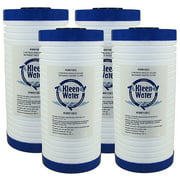 KleenWater KW810EC Grooved Sediment Water Filter Cartridge, 4-Pack