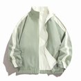 thumbnail image 2 of Unir Windproof Reversible Stand Collar Jacket for Women, Full Zip Long Sleeve with Pockets, Water Resistant Everyday Fall Outerwear, 1 Piece, S-3XL, Plus Size Friendly, 2 of 4