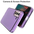 thumbnail image 2 of Galaxy S22+ Case 6.6", Galaxy S22 Plus Case, Allytech Clear TPU Back Cover Shockproof Anti-scratch Drop Protection Case Cover for Samsung Galaxy S22 Plus 5G 2022 - Purple, 2 of 6