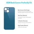 thumbnail image 3 of OEM Rear Back Glass Replacement for iPhone 13 Mini 5.4 inches (Blue) with Reparing Toolkit, 3 of 7