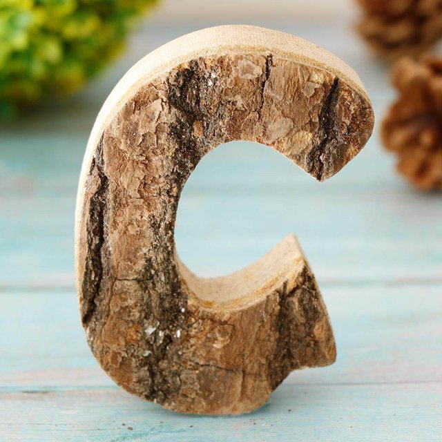 ziyahi Handcraved Wooden Letters Door Numbers Alphabet Letter Floating Adress Name C