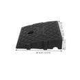 thumbnail image 6 of Hemobllo 2Pcs Plastic Curb Ramps for Cars and Wheelchairs Black Portable Outdoor Ramp, 6 of 6