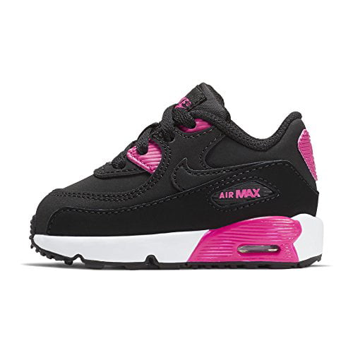 Rust uit Teken Opstand Girls' Nike Air Max 90 Leather (TD) Toddler Shoe Black/Pink Prime-White 5C  (060) - Walmart.com