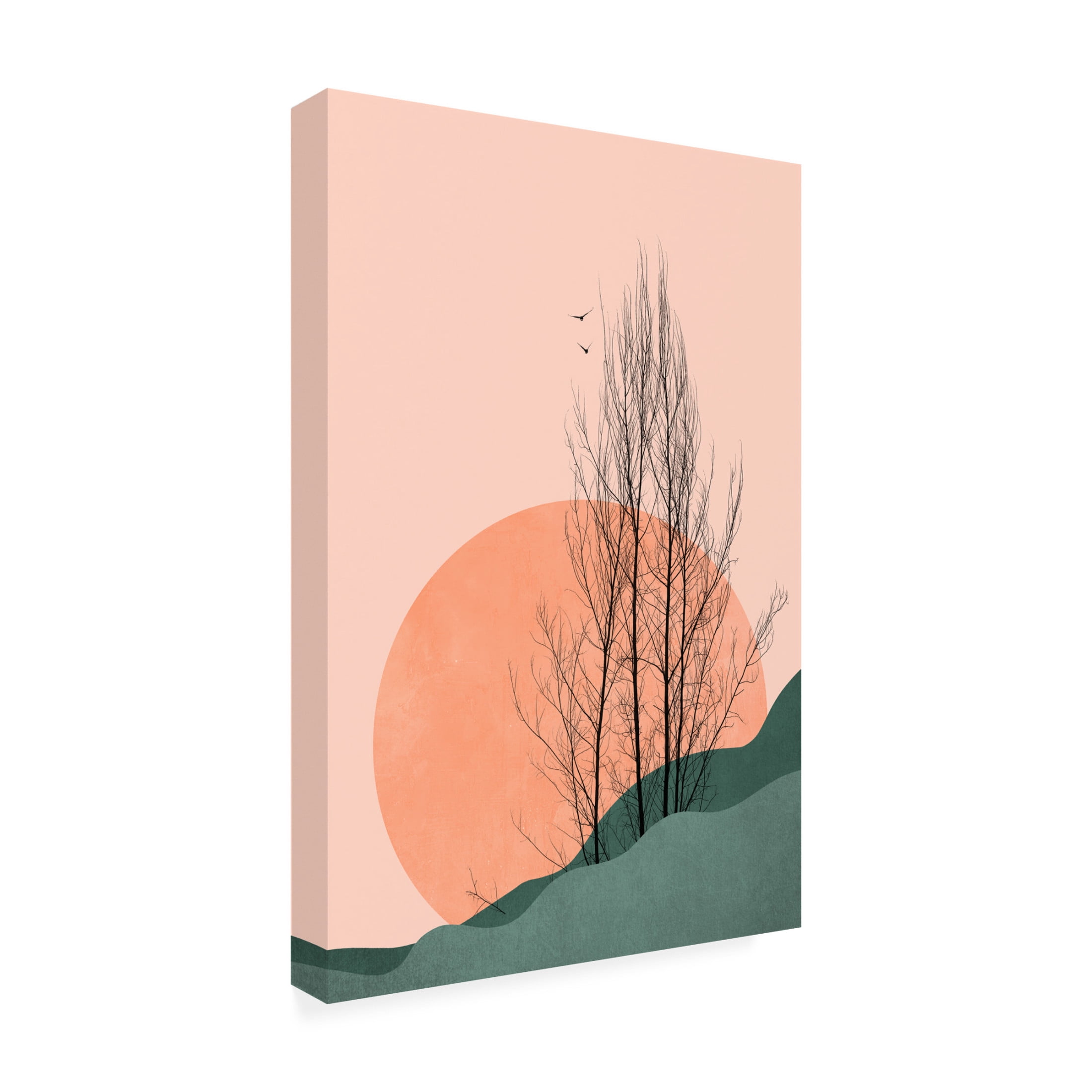 Trademark Fine Art Kubistika Sunset Memories Canvas Wall Art