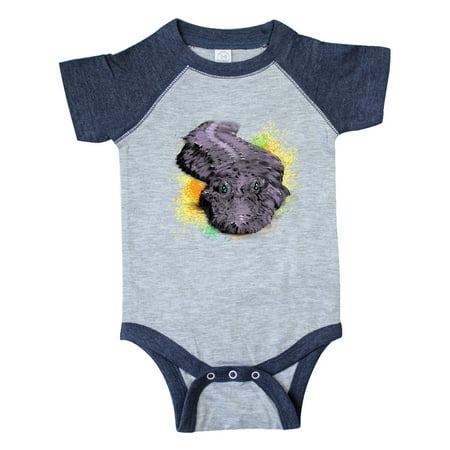 

Inktastic Colorful Lurking Gator Gift Baby Boy or Baby Girl Bodysuit