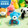 thumbnail image 2 of 72 Pack  Animal Plush Toys Bulk Set for Kids Party Favors, 2 of 7