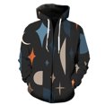 thumbnail image 1 of Sudadera con capucha y cremallera para hombre, diseño abstracto de ojos de tigre, divertida ropa de calle de primavera, sudaderas extragrandes, unisex, para adolescentes, con capucha, chaquetas y tops, 1 of 6