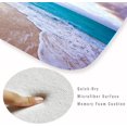 thumbnail image 4 of Flannel Mat Non Slip 3D Print for Bedside and Living Room,Clearance MatS Absorbent Moisture Dust Forlaundry Room,Bath Rugs Sponge Foam Soft for Bathroom (Seawater Beach), 4 of 6