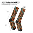 thumbnail image 2 of Picia African Tribal Style Printed Sports Compression Socks - 15-20mmHg Graduated Compression, High-Performance Soft and Breathable Socks for Men and Women, 2 of 5