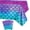 Mermaid Scales A, variant on Mermaid Tablecloths 3 Pack, Mermaid Scales Plastic Table Cover 87x51 inch for Birthday Under The Sea Princess Mermaid Party Supplies Decor